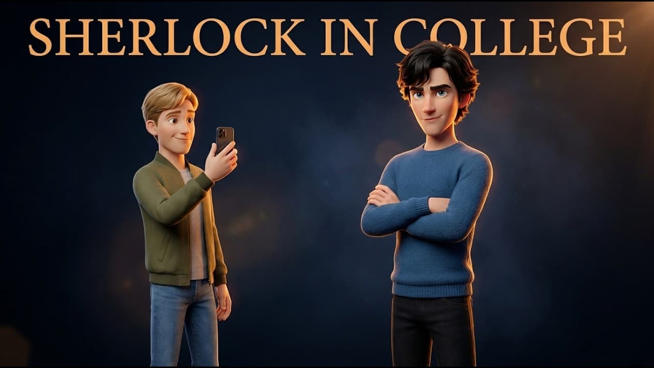 Still from Sherlock in College